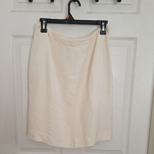 Jones New York Cream Pencil Skirt
